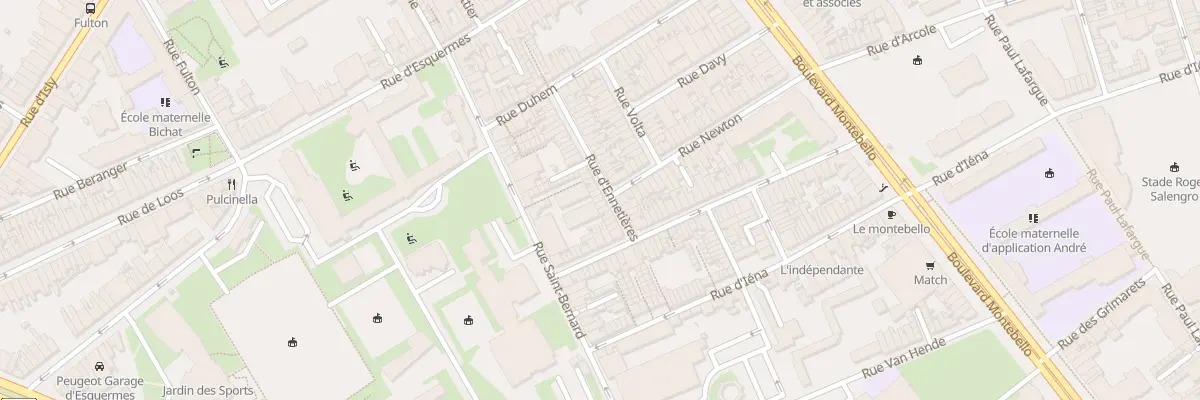 Plan du 34 Rue d’Ennetières à Lille