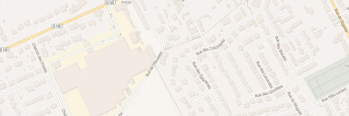 Plan du 338 Rue des Colchiques à Cuincy