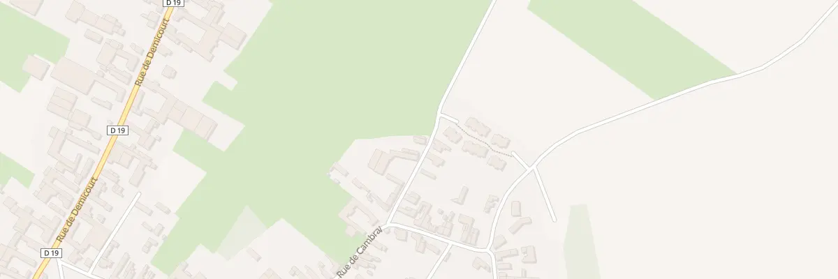 Plan du 37 Rue de Cambrai à Hermies