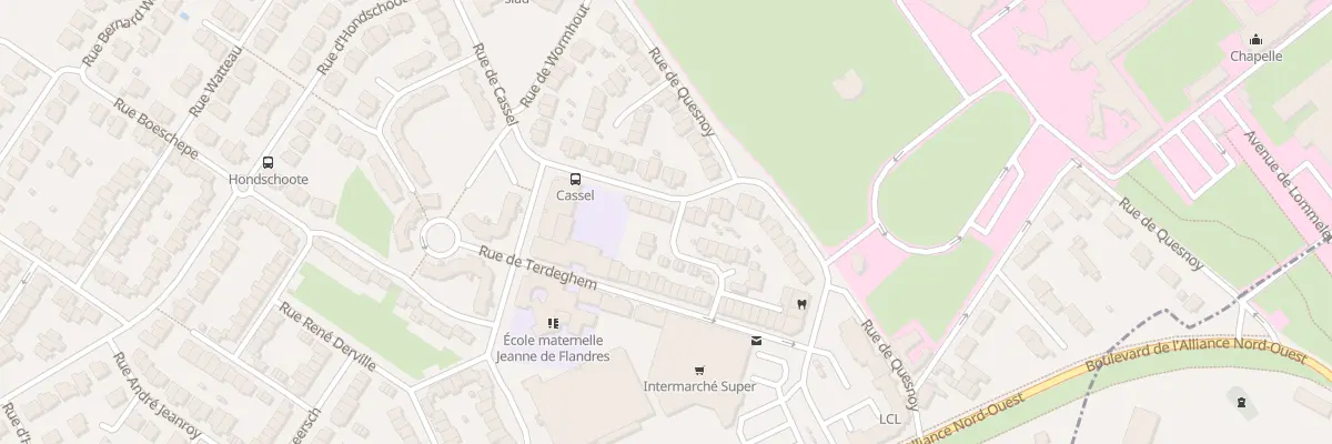 Plan du 9 Rue de Cassel à Marquette-lez-Lille