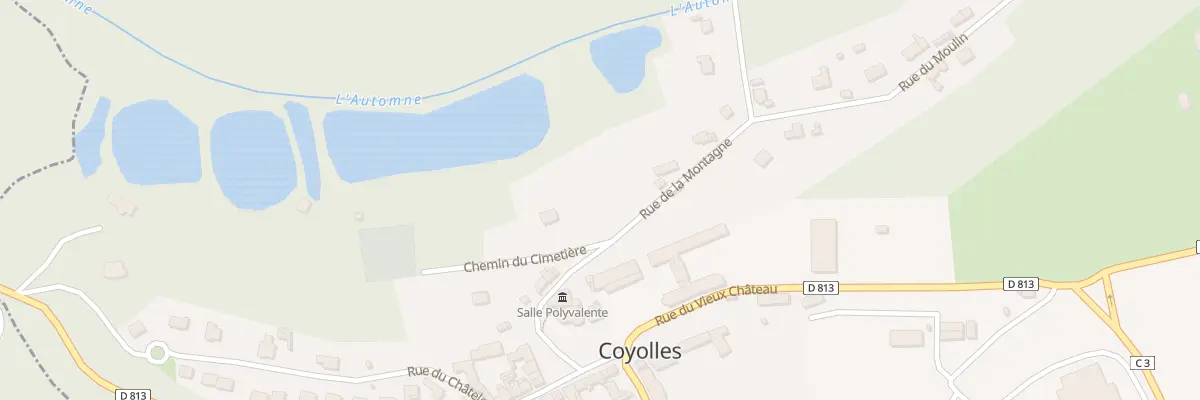 Plan du 7 Les Larris de la Montagne à Coyolles