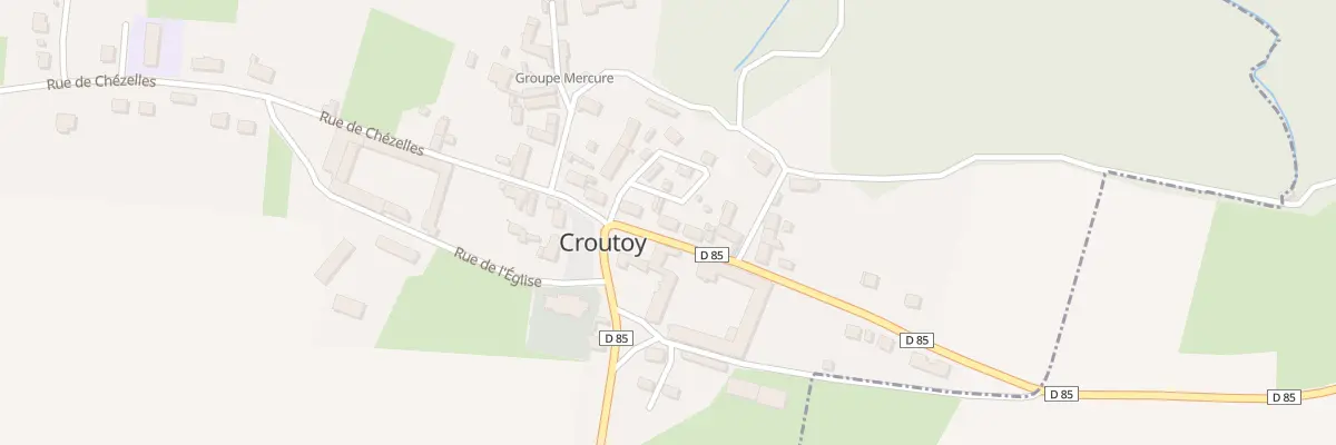 Plan du 1 Rue de Jaulzy à Croutoy