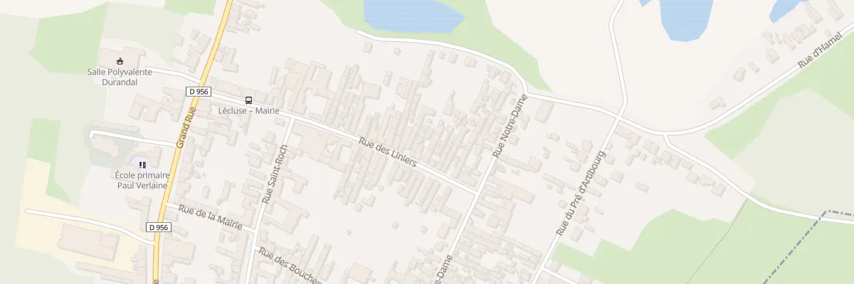 Plan du 79 Rue des Liniers à Lécluse
