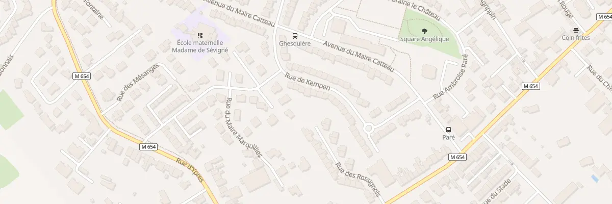 Plan du 47 Rue de Kempen à Wambrechies