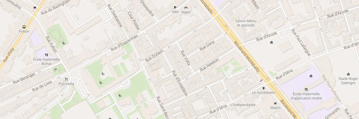 Plan du 13 Rue Volta à Lille