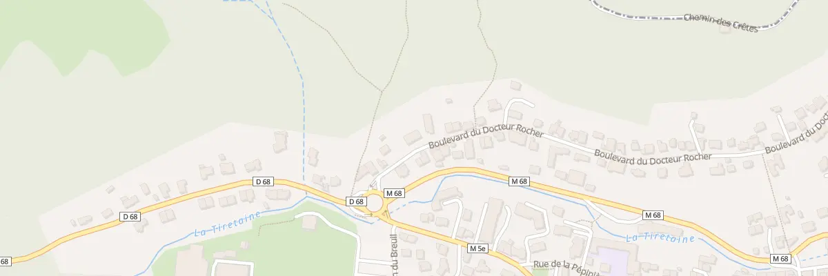 Plan du 92 Bd Docteur Rocher à Royat