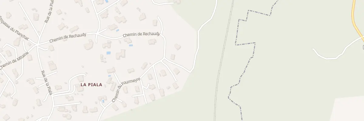 Plan du 13 Che de la Rechaudy à Chanat-la-Mouteyre