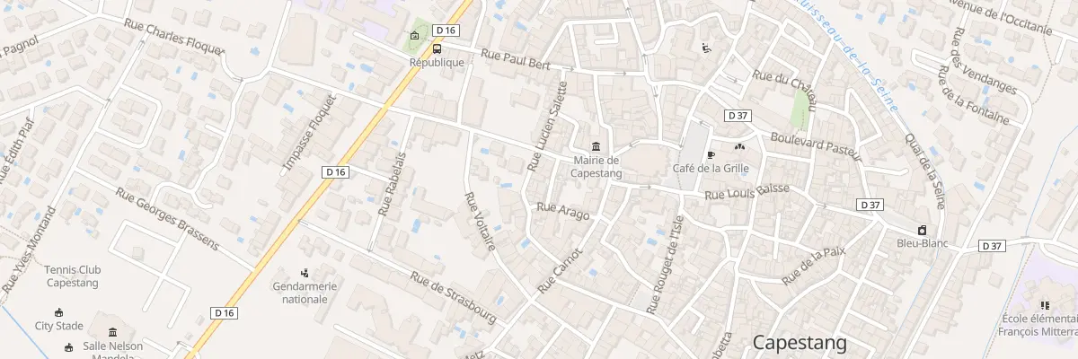 Plan du 17 Rue Lucien Salette à Capestang