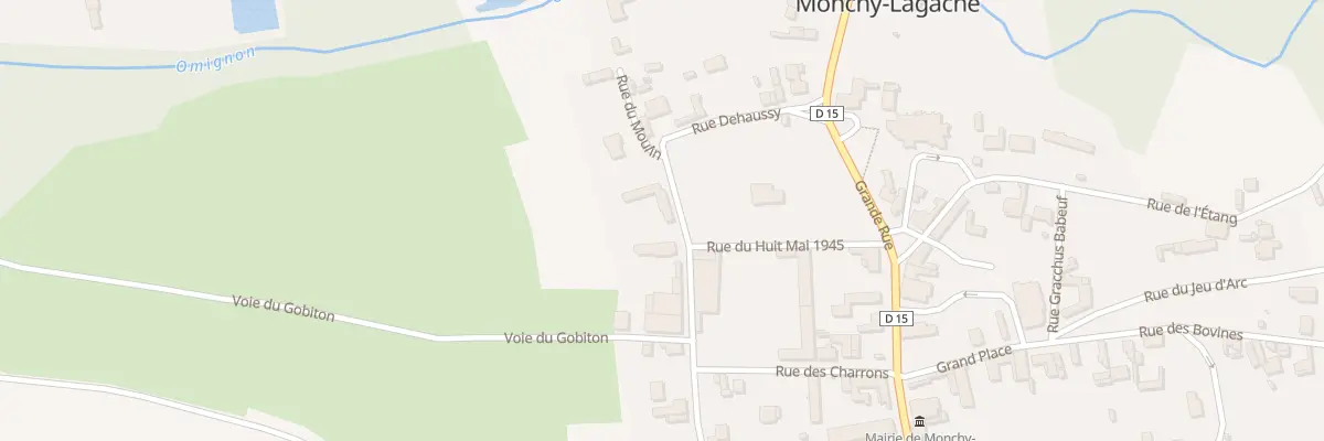 Plan du 4 Rue d’En Bas à Monchy-Lagache