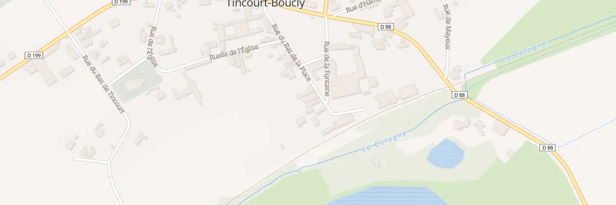 Plan du 5 Rue du Bas de la Place à Tincourt-Boucly