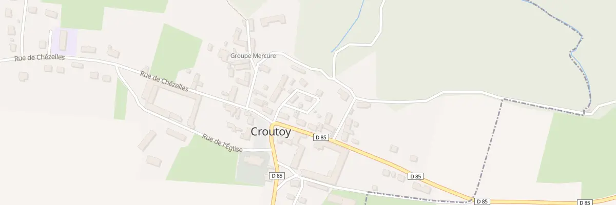 Plan du 4 Rue du 9 Juin 1940 à Croutoy