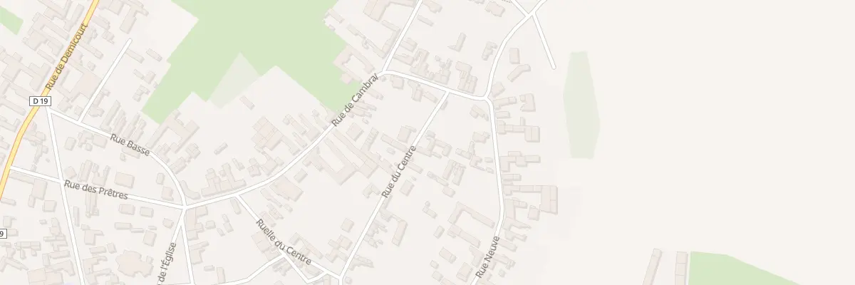Plan du 26 Rue du Centre à Hermies