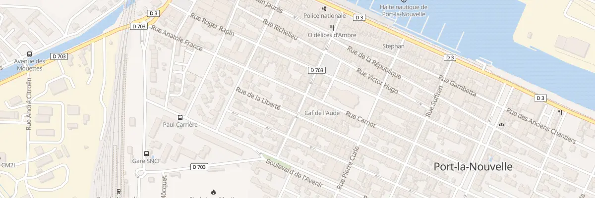 Plan du 282 Rue Anatole France à Port-la-Nouvelle