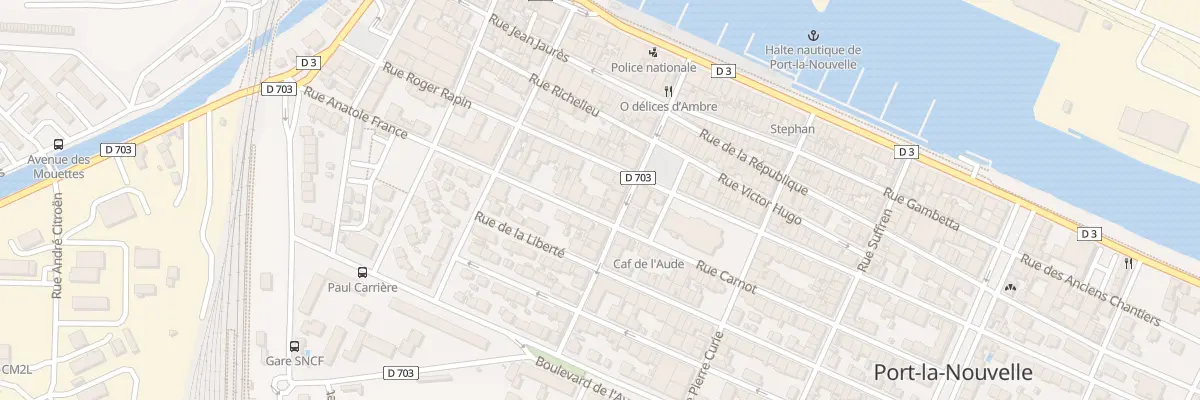 Plan du 275 Rue Anatole France à Port-la-Nouvelle