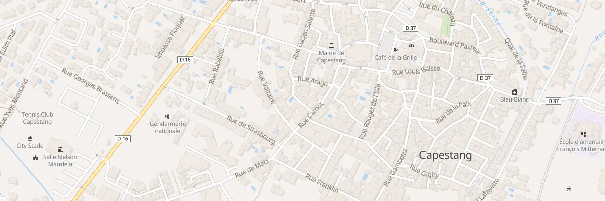 Plan du 29 Rue Lucien Salette à Capestang