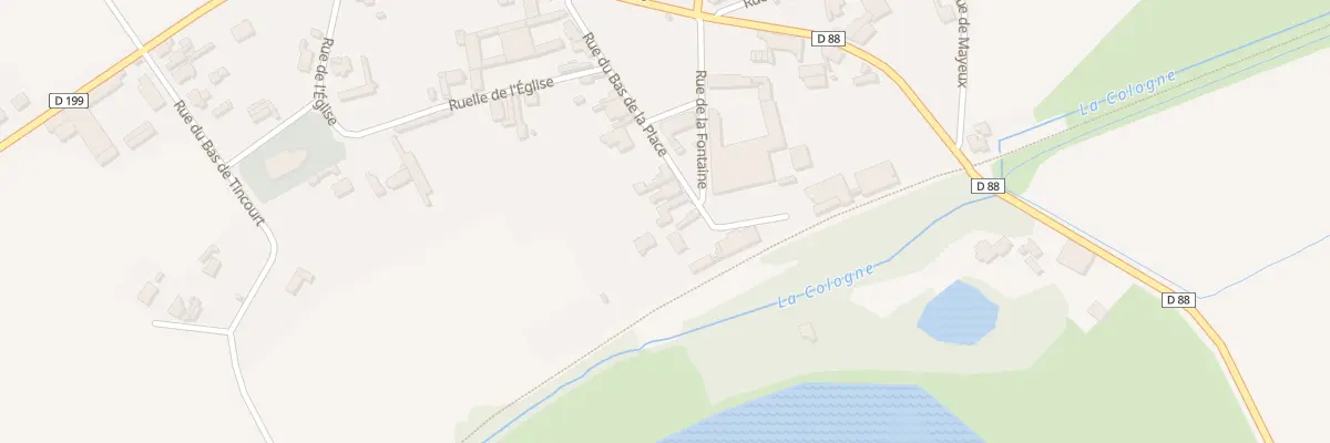 Plan du 3 Rue du Bas de la Place à Tincourt-Boucly