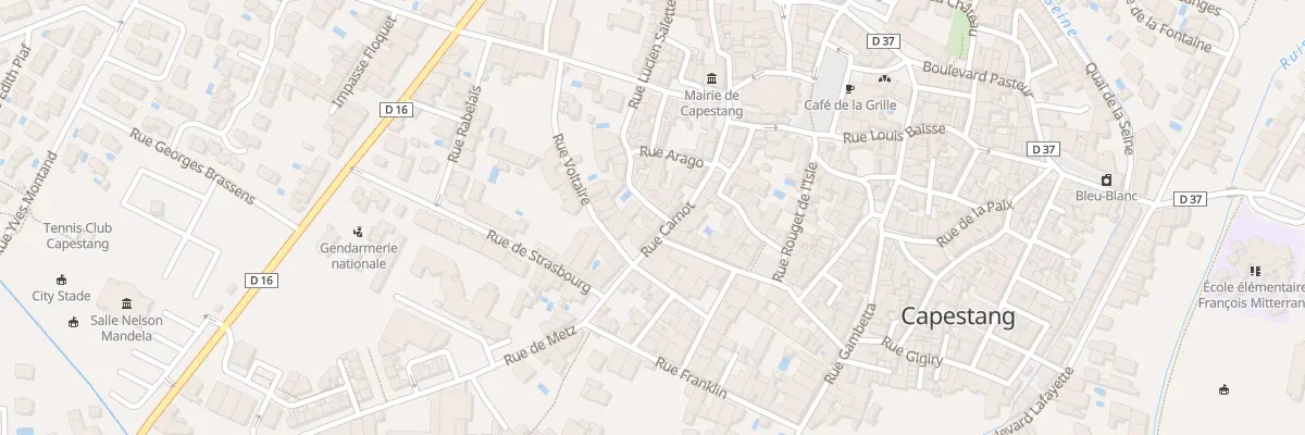 Plan du 32 Rue Lucien Salette à Capestang