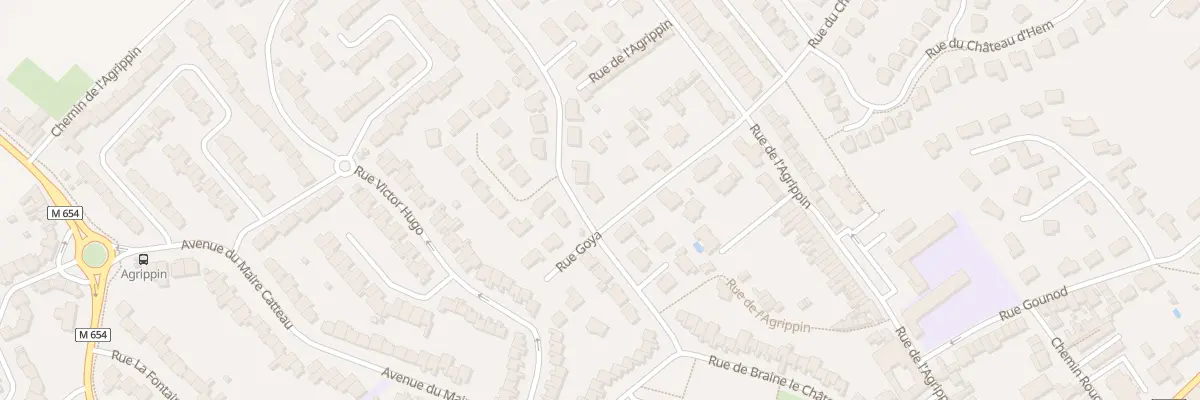 Plan du 10 Rue Jean-Baptiste Corot à Wambrechies