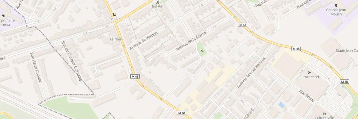 Plan du 47 Av de la Marne à Saint-André-lez-Lille
