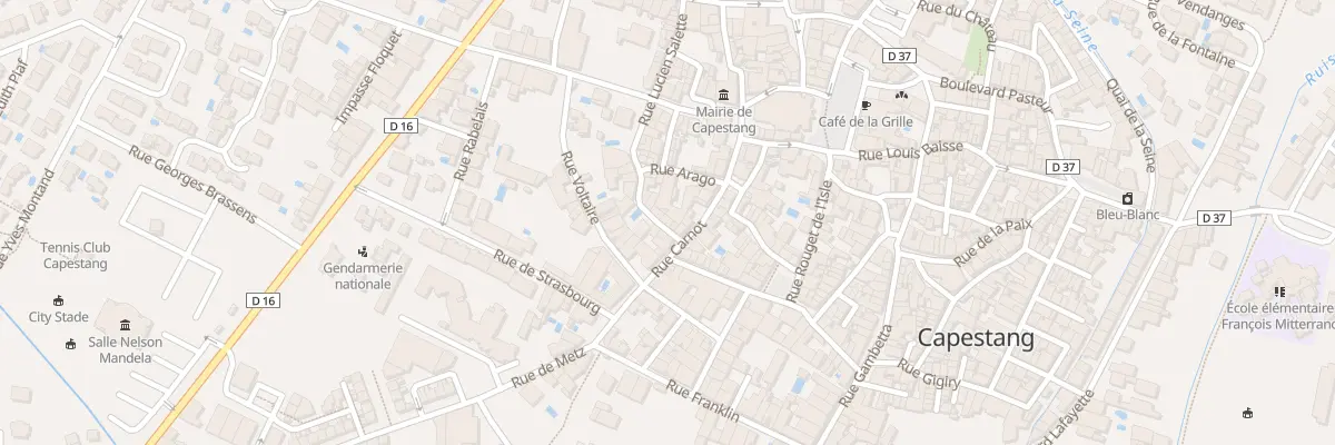 Plan du 31 Rue Lucien Salette à Capestang