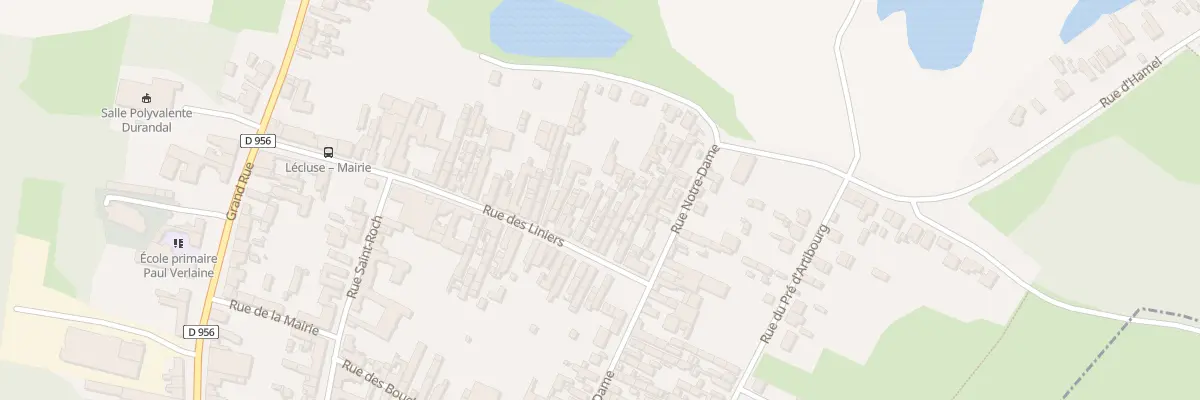 Plan du 85 Rue des Liniers à Lécluse