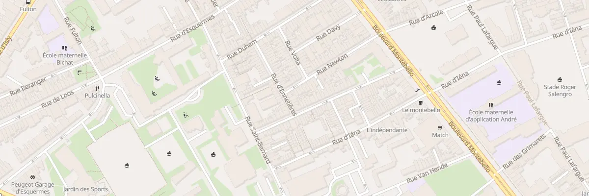 Plan du 31 Rue d’Ennetières à Lille