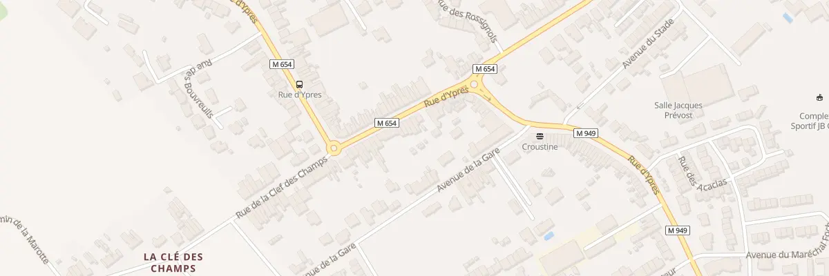 Plan du 1069 Rue d’Ypres à Wambrechies