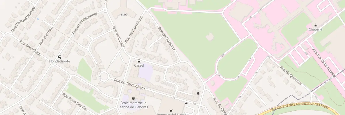 Plan du 83 Rue de Quesnoy à Marquette-lez-Lille