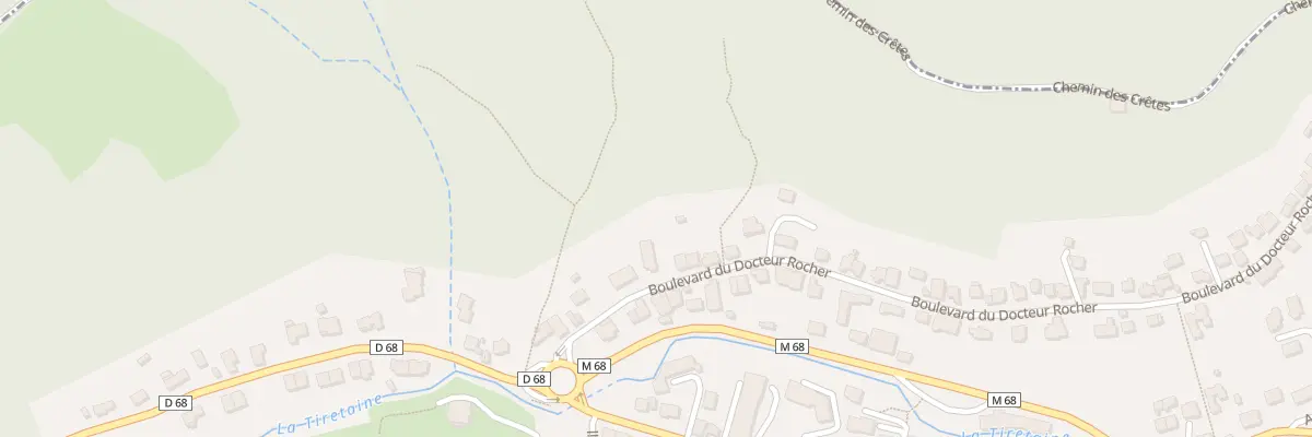 Plan du 90 Bd Docteur Rocher à Royat