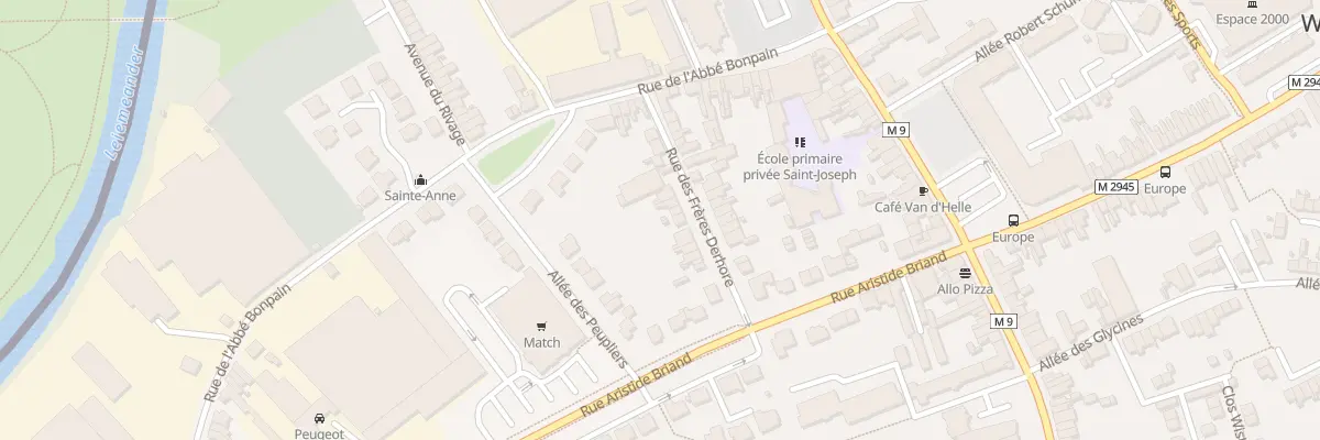 Plan du 12 Rue des Frères Derhore à Wervicq-Sud
