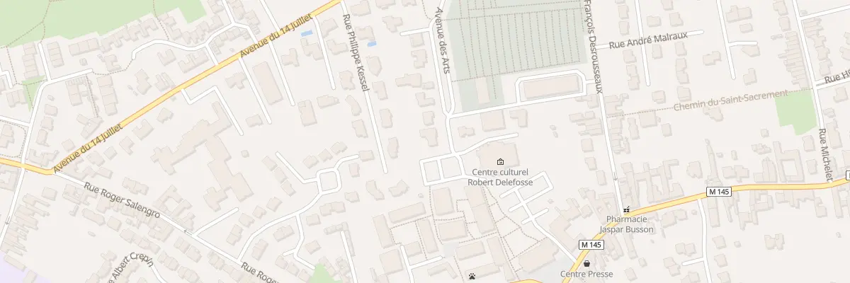 Plan du 12 Av des Arts à Wattignies