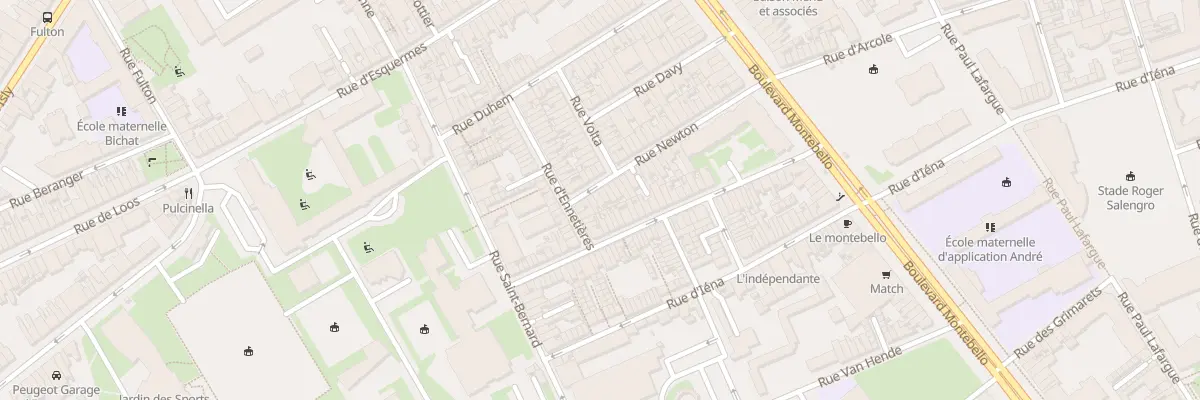 Plan du 35 Rue Newton à Lille