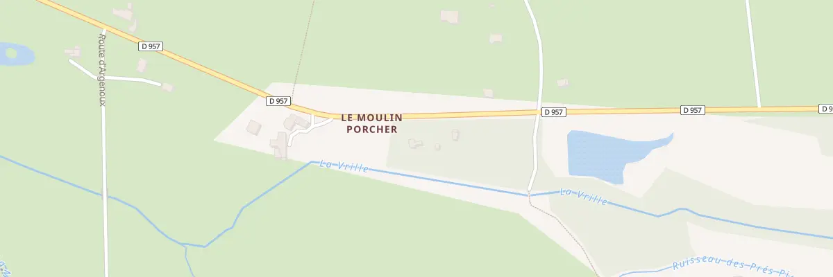 Plan du 676A Le Moulin Porcher à Saint-Amand-en-Puisaye