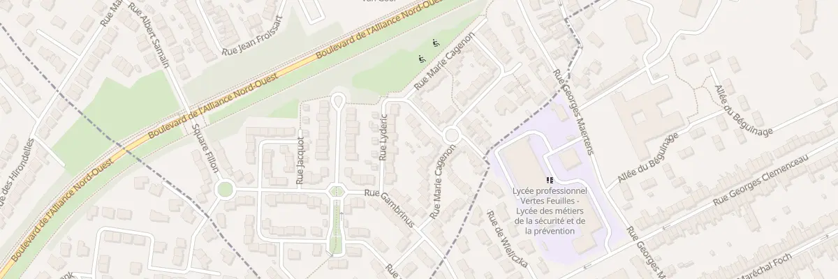 Plan du 21 Rue Marie Cagenon à Marquette-lez-Lille