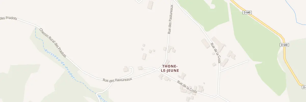 Plan du 5062 Thone Le Jeune à Grandeyrolles