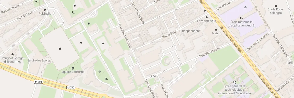 Plan du 142 Rue d’Iéna à Lille