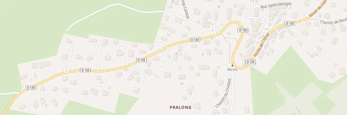 Plan du 9B Rte de Saint Genes Vge Berzet à Saint-Genès-Champanelle