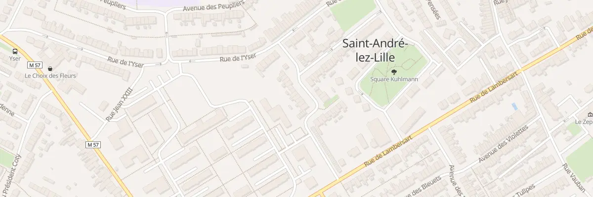 Plan du 7 Av Marc Sangnier à Saint-André-lez-Lille