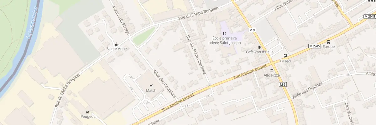 Plan du 16 Rue des Frères Derhore à Wervicq-Sud