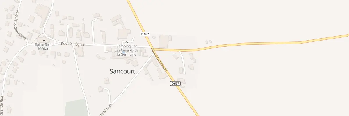 Plan du 2 Imp la Plaine à Sancourt