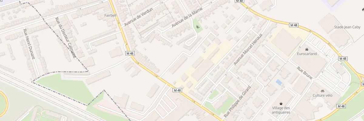 Plan du 48 Av du Marechal de Lattre à Saint-André-lez-Lille