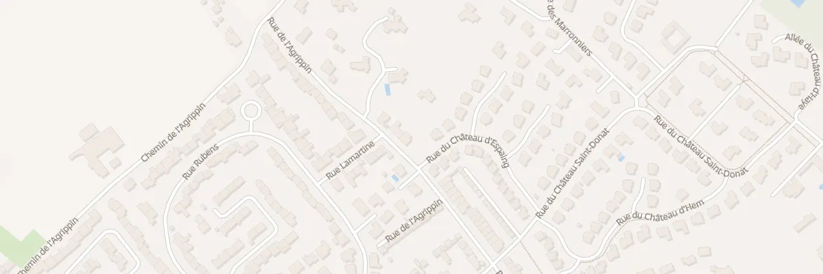 Plan du 540 Rue de l’Agrippin à Wambrechies