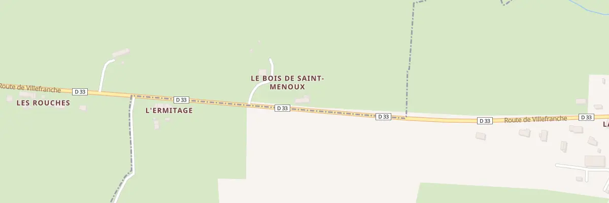 Plan du 170 Rte de Villefranche à Saint-Sornin