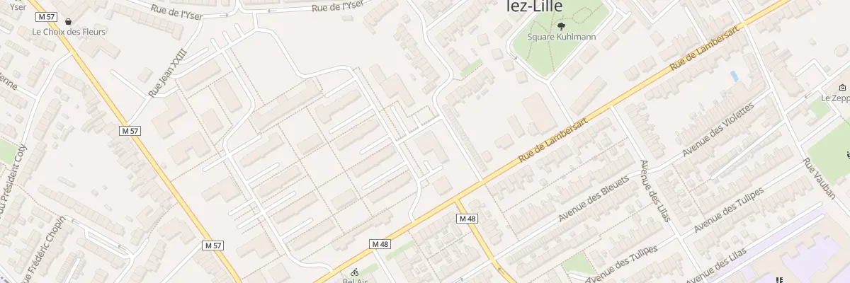 Plan du 72F Rue de Lambersart à Saint-André-lez-Lille