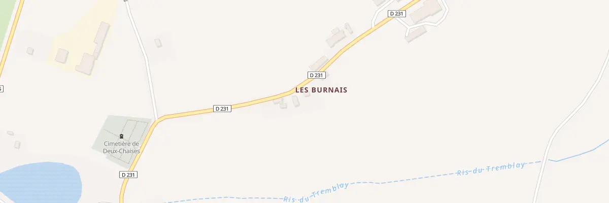 Plan du 5206 Les Burnais à Deux-Chaises