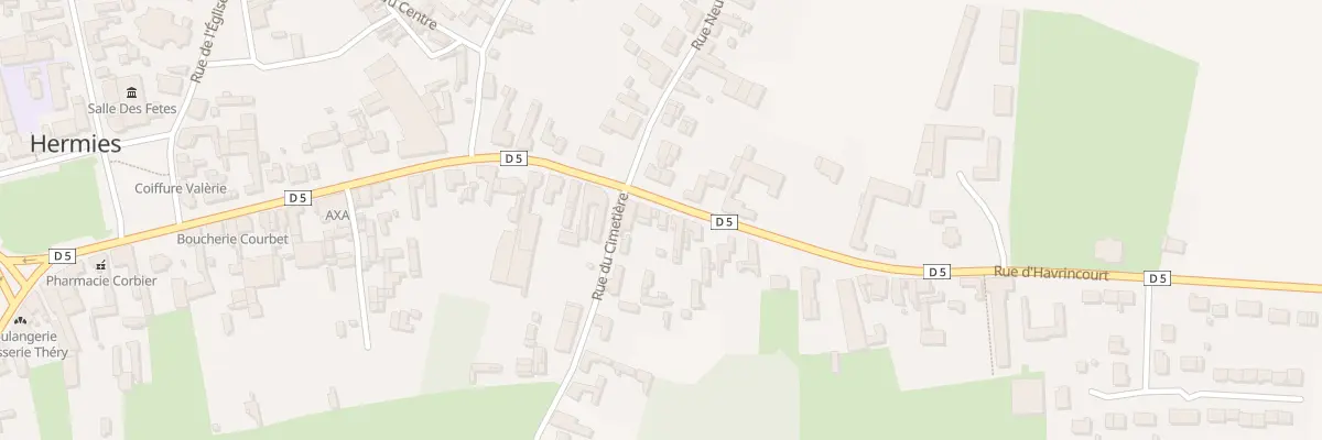 Plan du 76 Rue d’Havrincourt à Hermies