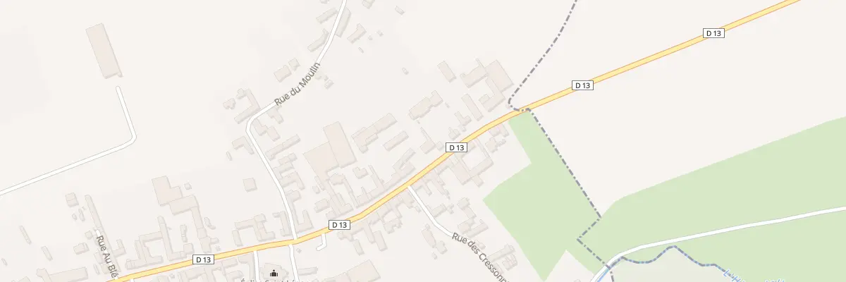 Plan du 20 Rue du Maréchal Leclerc à Saudemont