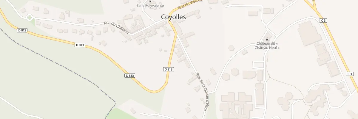 Plan du 8 Rue de Queue d’Ham à Coyolles