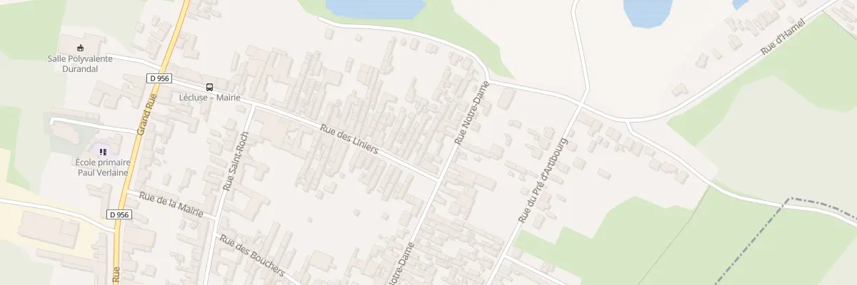 Plan du 115 Rue des Liniers à Lécluse