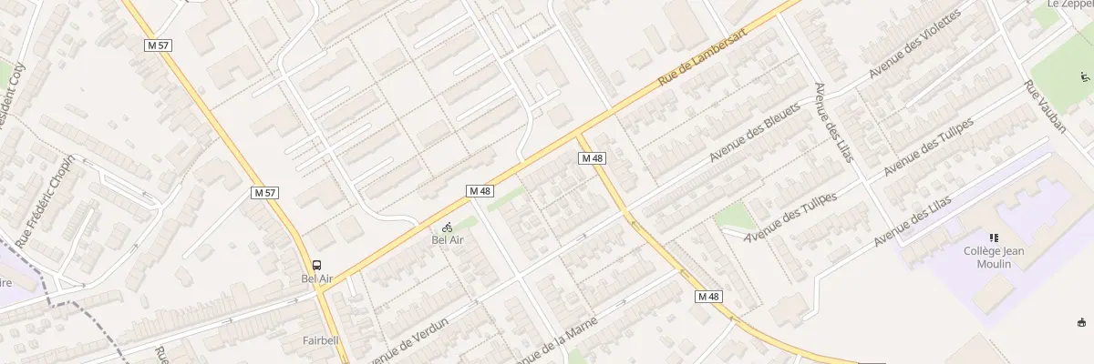 Plan du 109 Rue de Lambersart à Saint-André-lez-Lille